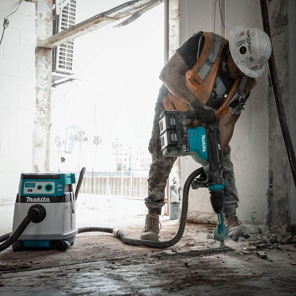 Makita GMH02PM 80V max (40V max X2) XGT Brushless 28 lb. SDS-MAX AVT AWS-Capable Demolition Hammer 4.0Ah Kit