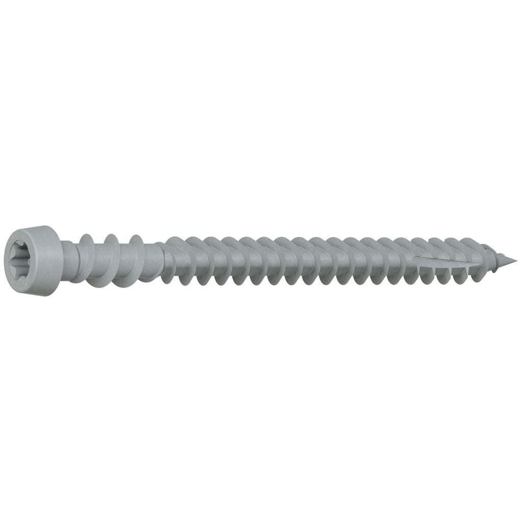 Simpson Strong-Tie DCU238SGR Deck-Drive DCU COMPOSITE Screw (Collated), #10 x 2-3/8-in. Quik Guard Gray, 1000-Pack
