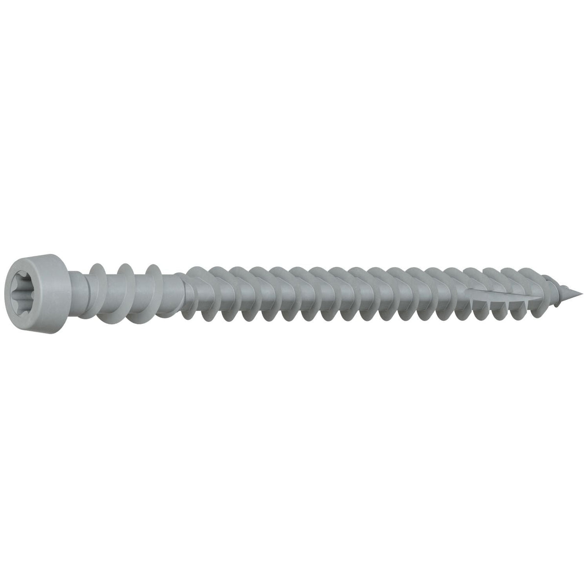 Simpson Strong-Tie DCU238SGR Deck-Drive DCU COMPOSITE Screw (Collated), #10 x 2-3/8-in. Quik Guard Gray, 1000-Pack