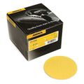 Mirka Gold 3-in. P80 Hook and Loop Sanding Disc Pack of 50, No Hole, Aluminum Oxide (23-608-080)