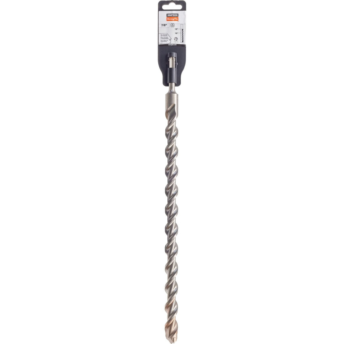 Simpson Strong-Tie MDPL08718 7/8-in. x 18-in. SDS-plus Shank Drill Bit