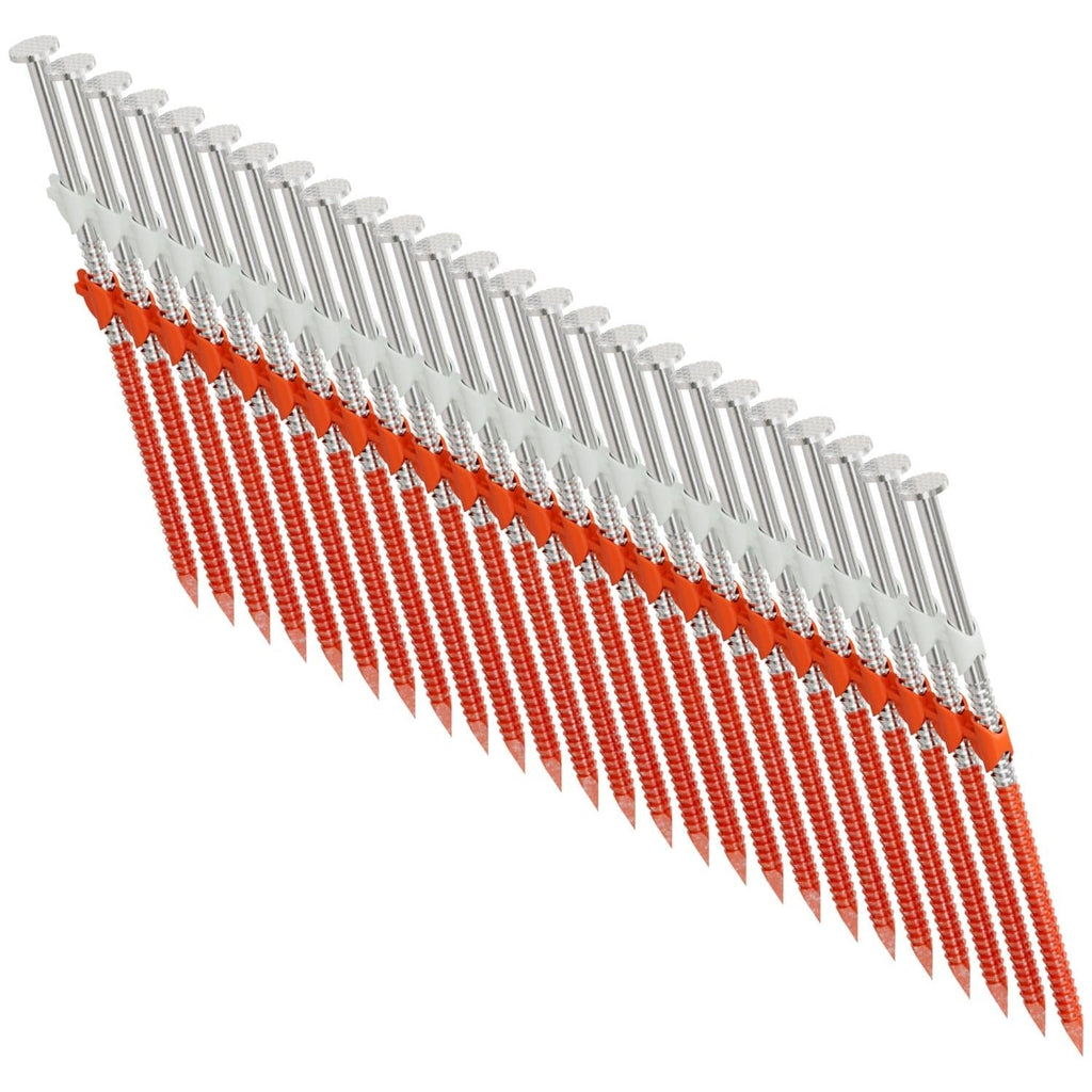 Simpson Strong-Tie T11A325CNB 20°–22° Plastic Strip, Full Round Head, Ring-Shank Nail, 3-1/4-in. x 0.120-in. Type 316, 4000-Pack