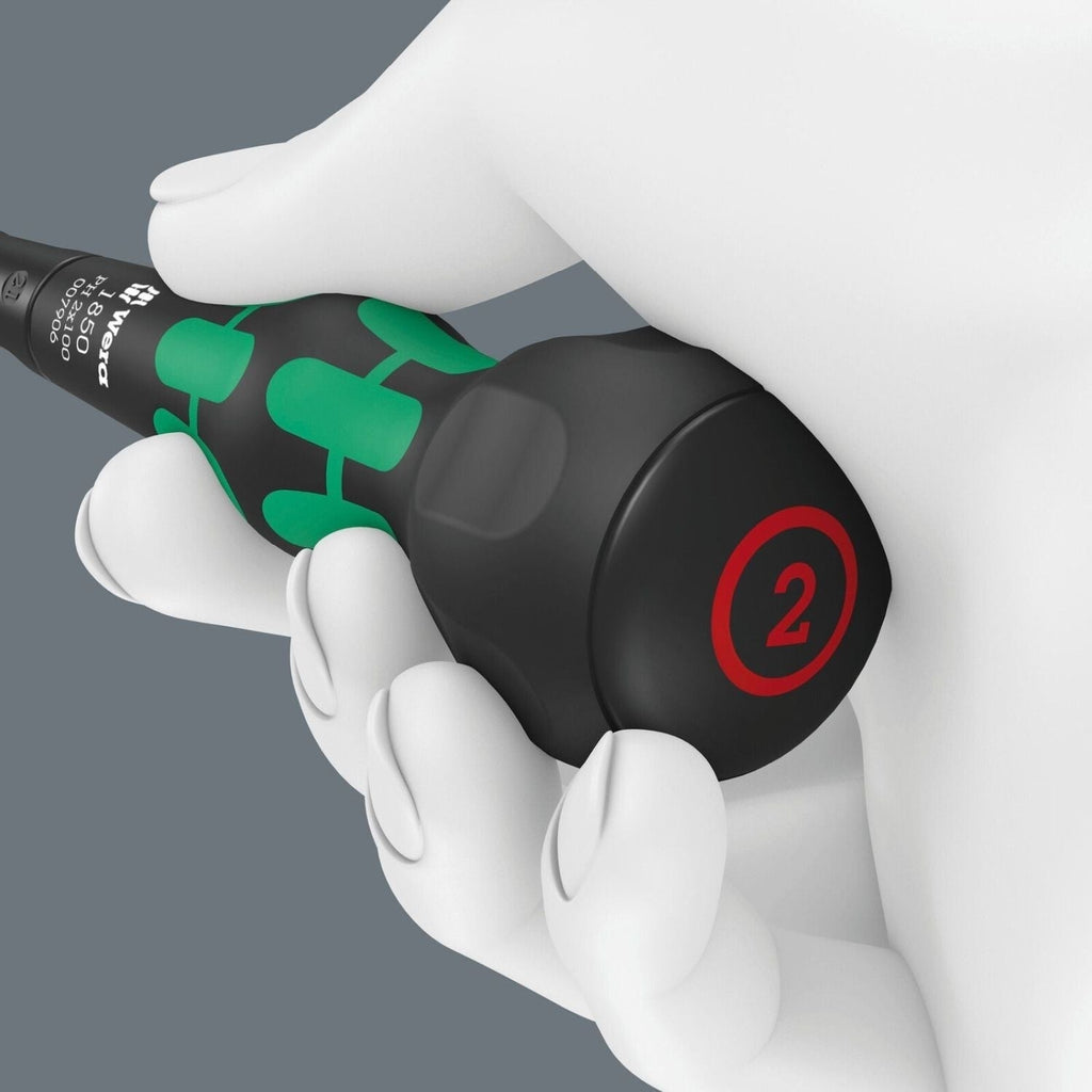 Wera 1850 Ph Kraftform Ball-Grip Phillips-Head Screwdriver, Ph 2x100-mm.