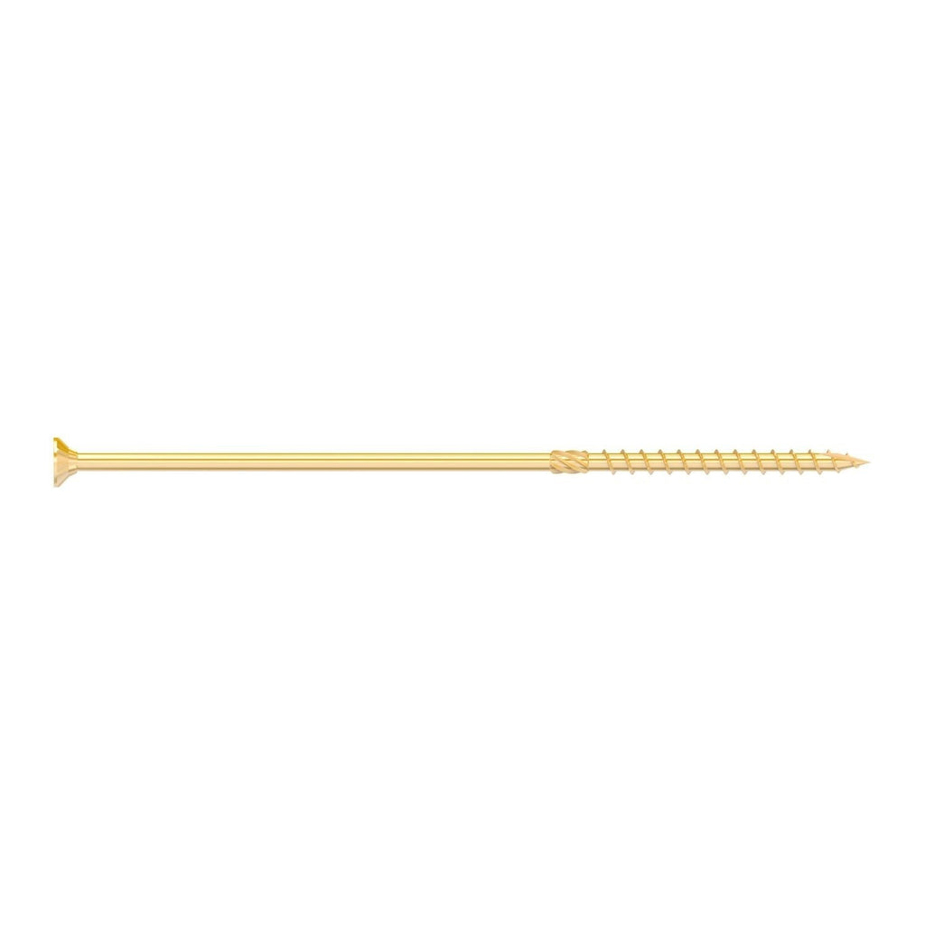 Simpson Strong-Tie SDCP22912 Strong-Drive SDCP TIMBER-CP Screw, 0.315-in. x 9-1/2-in. T40, Yellow Zinc, 250-Pack