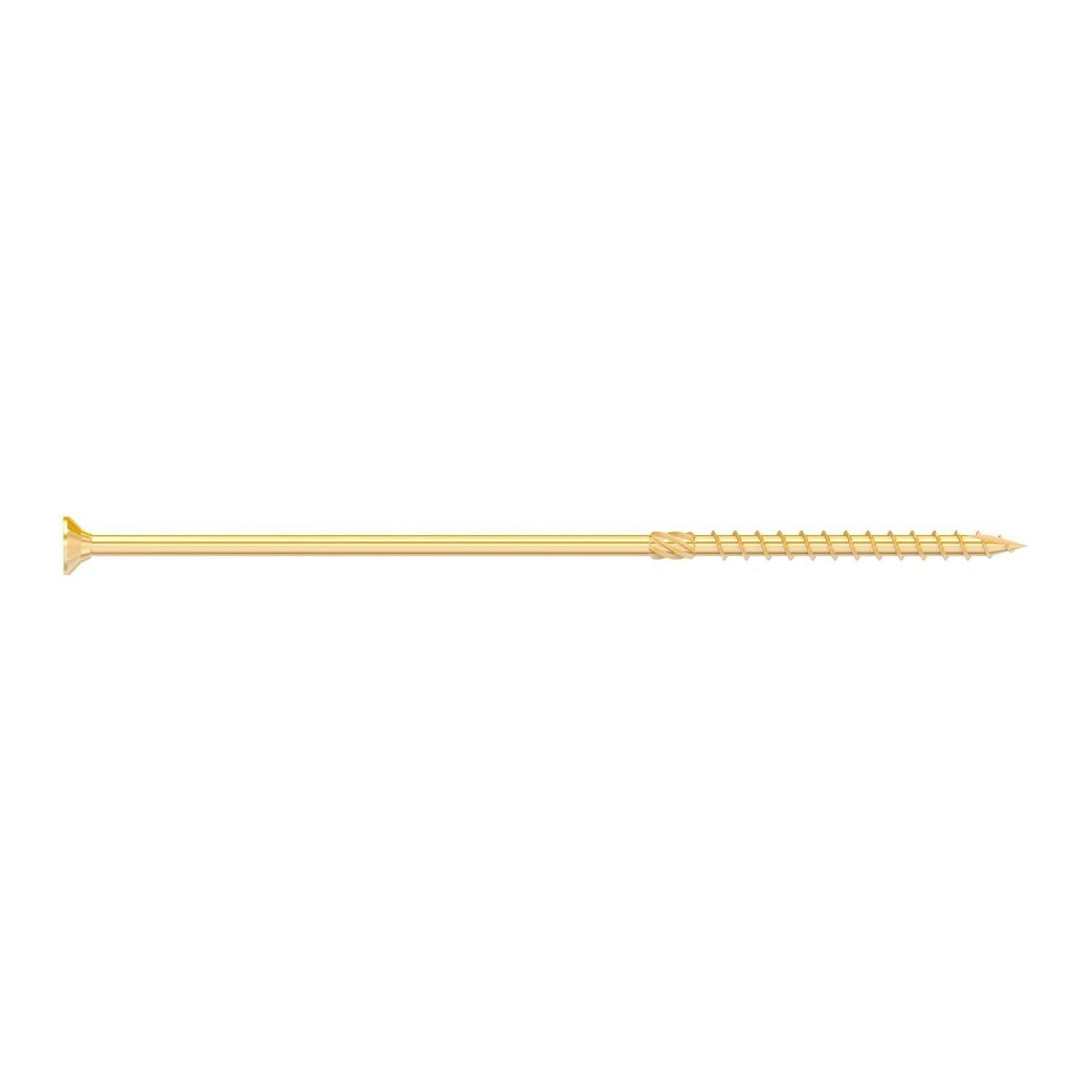 Simpson Strong-Tie SDCP22912 Strong-Drive SDCP TIMBER-CP Screw, 0.315-in. x 9-1/2-in. T40, Yellow Zinc, 250-Pack