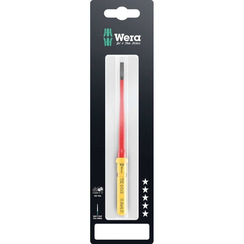 Wera Kraftform Kompakt VDE 60 Is Take It Easy SB, 0.8x4x157-mm.