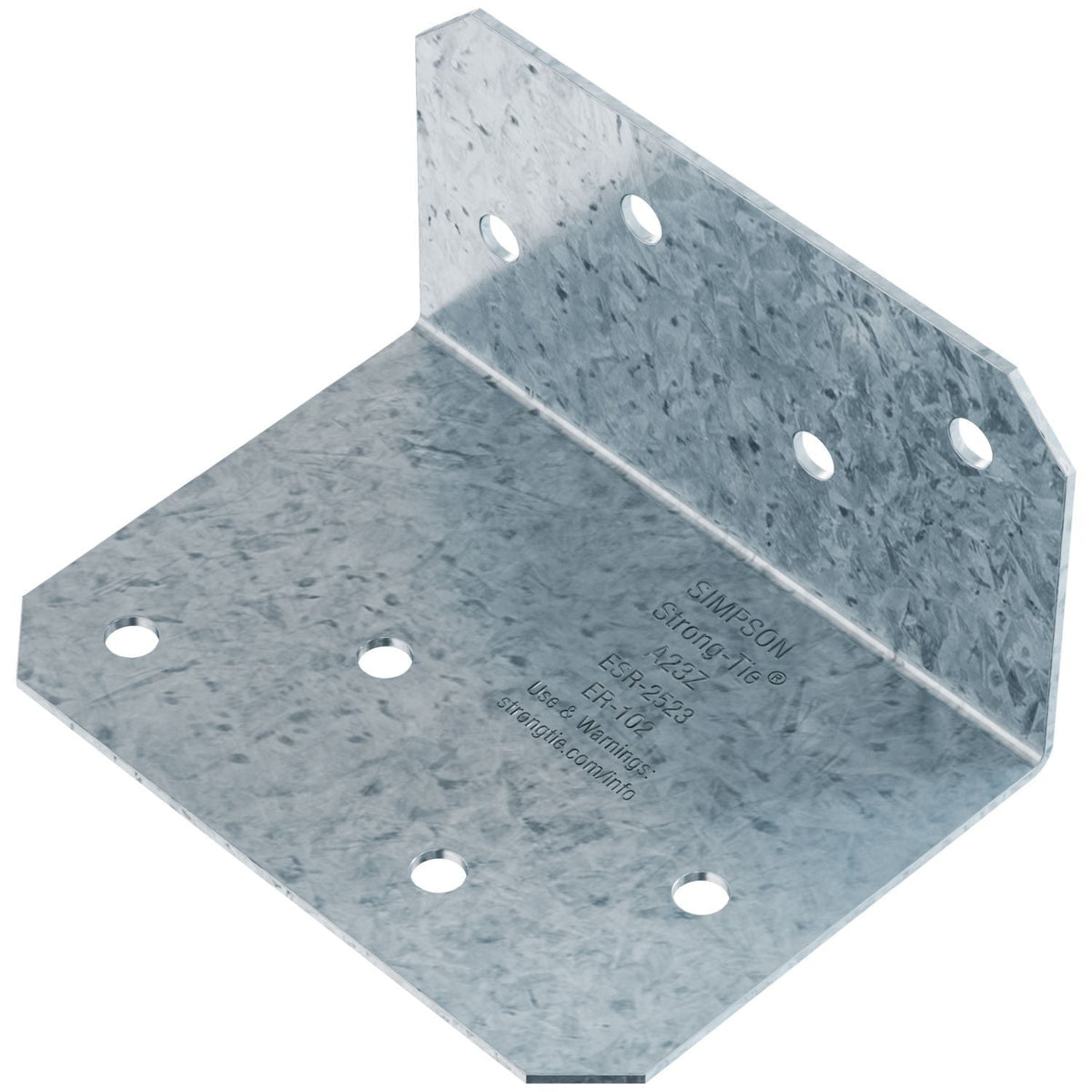 Simpson Strong-Tie A23Z 2-in. x 1-1/2-in. x 2-3/4-in. ZMAX Galvanized Angle