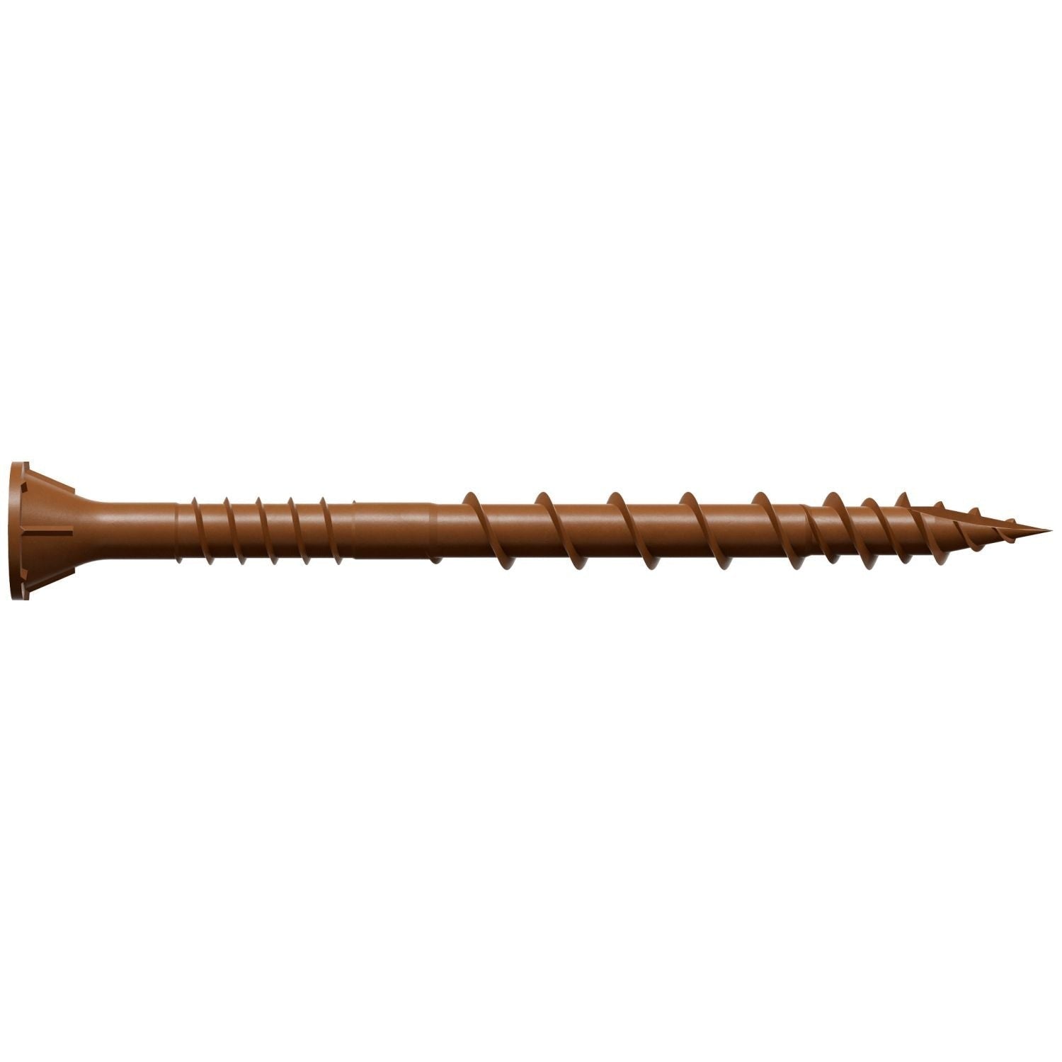 Simpson Strong-Tie DSVR212MB Deck-Drive DSV WOOD Screw, #10 x 2-1/2-in. T-25, Flat Head, Quik Guard, Red, 1750-Pack