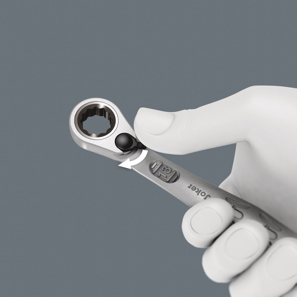 Wera 6001 Joker Switch Ratcheting Combination Wrench, With Switch Lever, 14x187-mm.