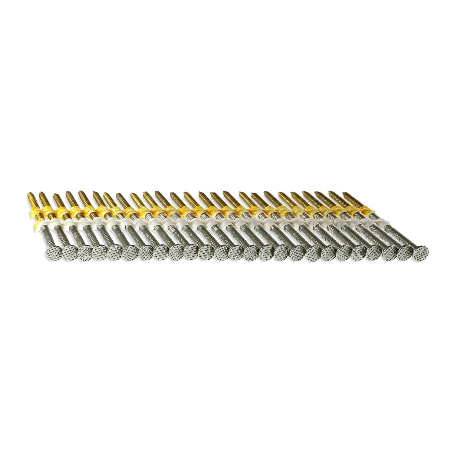 Simpson Strong-Tie S11A250CNB 20°–22° Plastic Strip, Full Round Head, Ring-Shank Nail, 2-1/2-in. x 0.120-in. Type 304, 4000-Pack