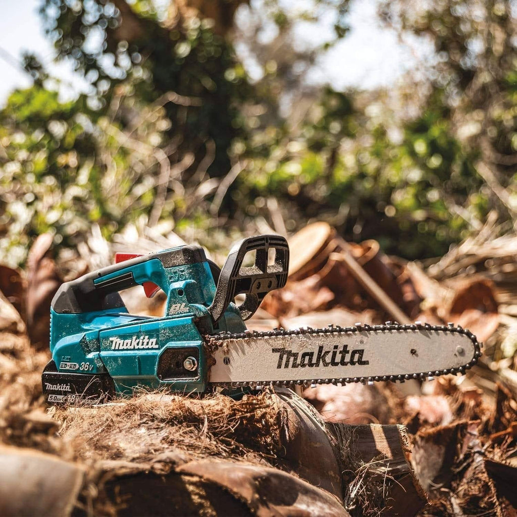 Makita XCU08PT 36V (18V X2) LXT Brushless 14" Top Handle Chain Saw Kit (5.0Ah)