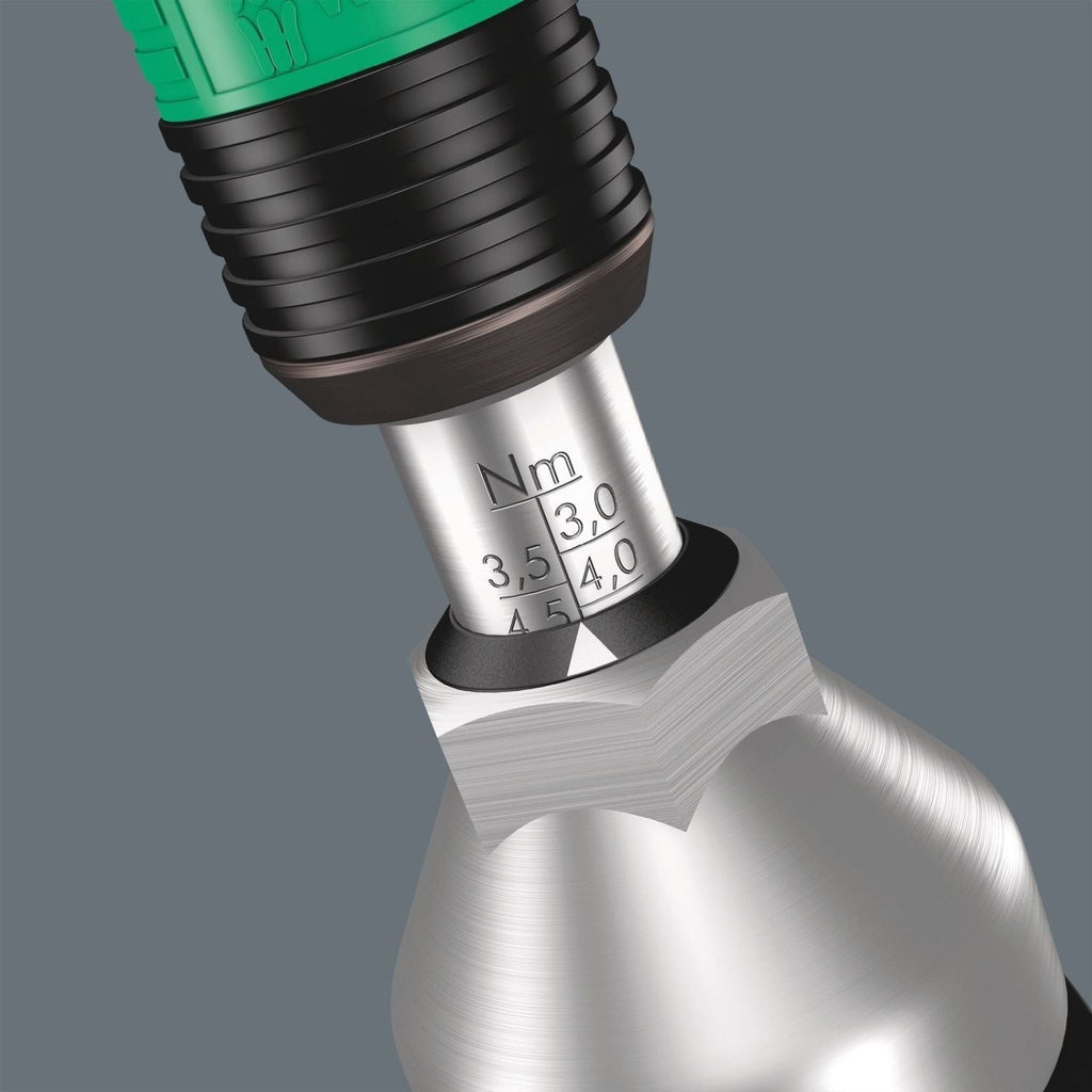 Wera Series 7400 Kraftform Pistol Handle, Adjustable Torque Screwdrivers (3.0-8.8 Nm) With Rapidaptor Quick-Release Chuck, 7443x4.0-8.8 Nm
