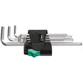 Wera 950/7 Hex-Plus 1 L-Key Set, Metric, Chrome-Plated, 7-Pieces