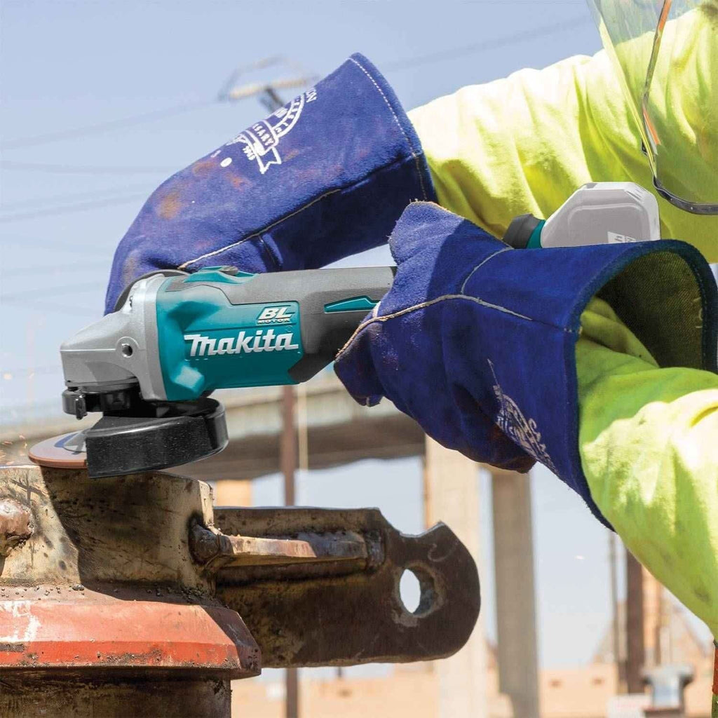 Makita XAG04Z 18V LXT Lithium-Ion Brushless Cordless 4-1/2"Â / 5" Cut-Off/Angle Grinder, Tool Only