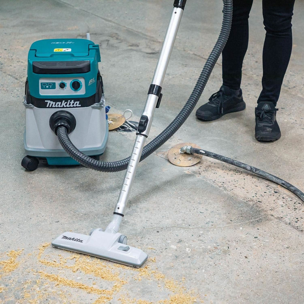 Makita XCV23Z 36V (18V X2) LXT Brushless 4 Gallon Wet/Dry Dust Extractor/Vacuum, Tool Only