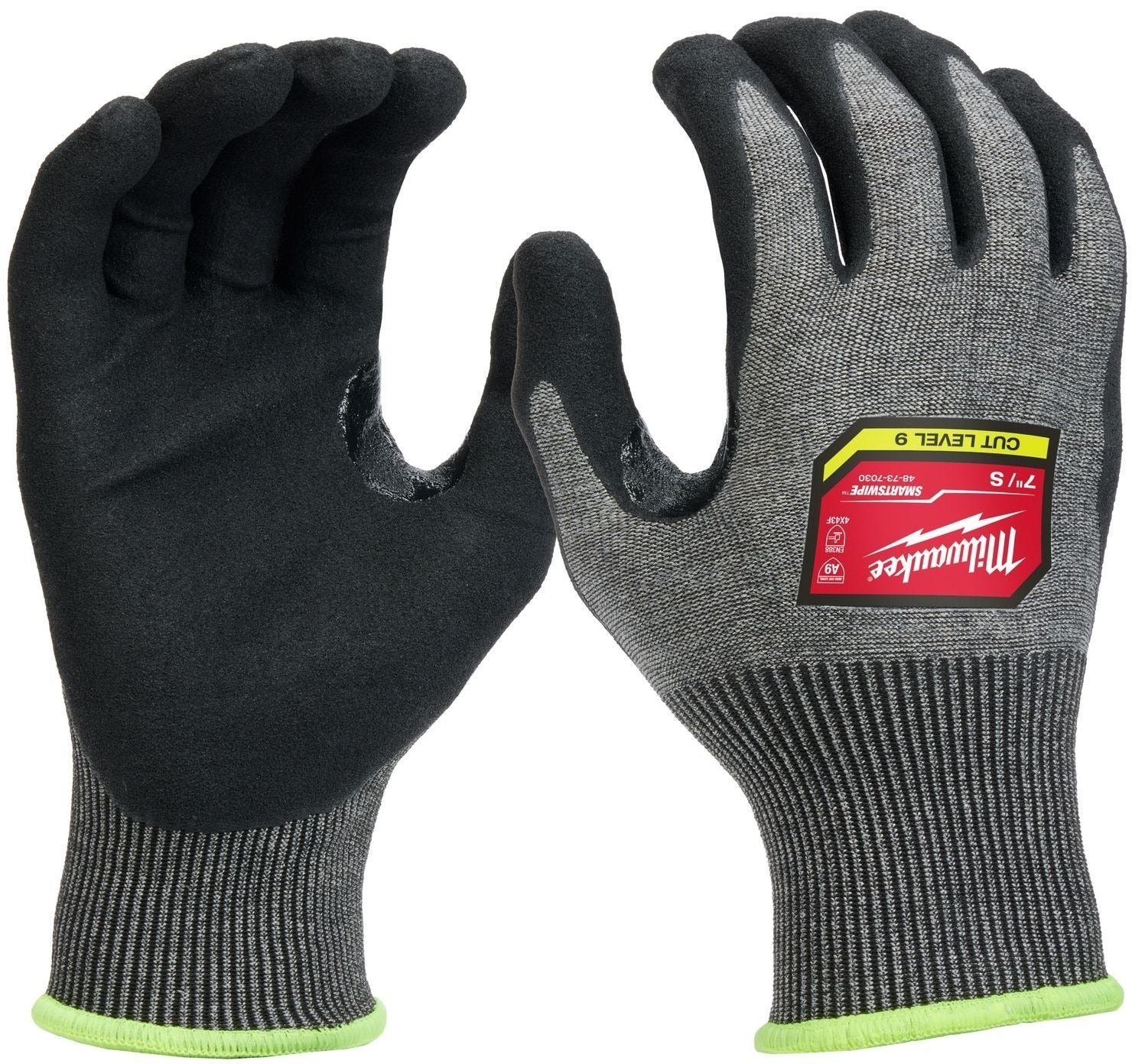 Milwaukee 48-73-703X Cut Level-9 High-Dexterity Nitrile Dipped Gloves, 1-Pair