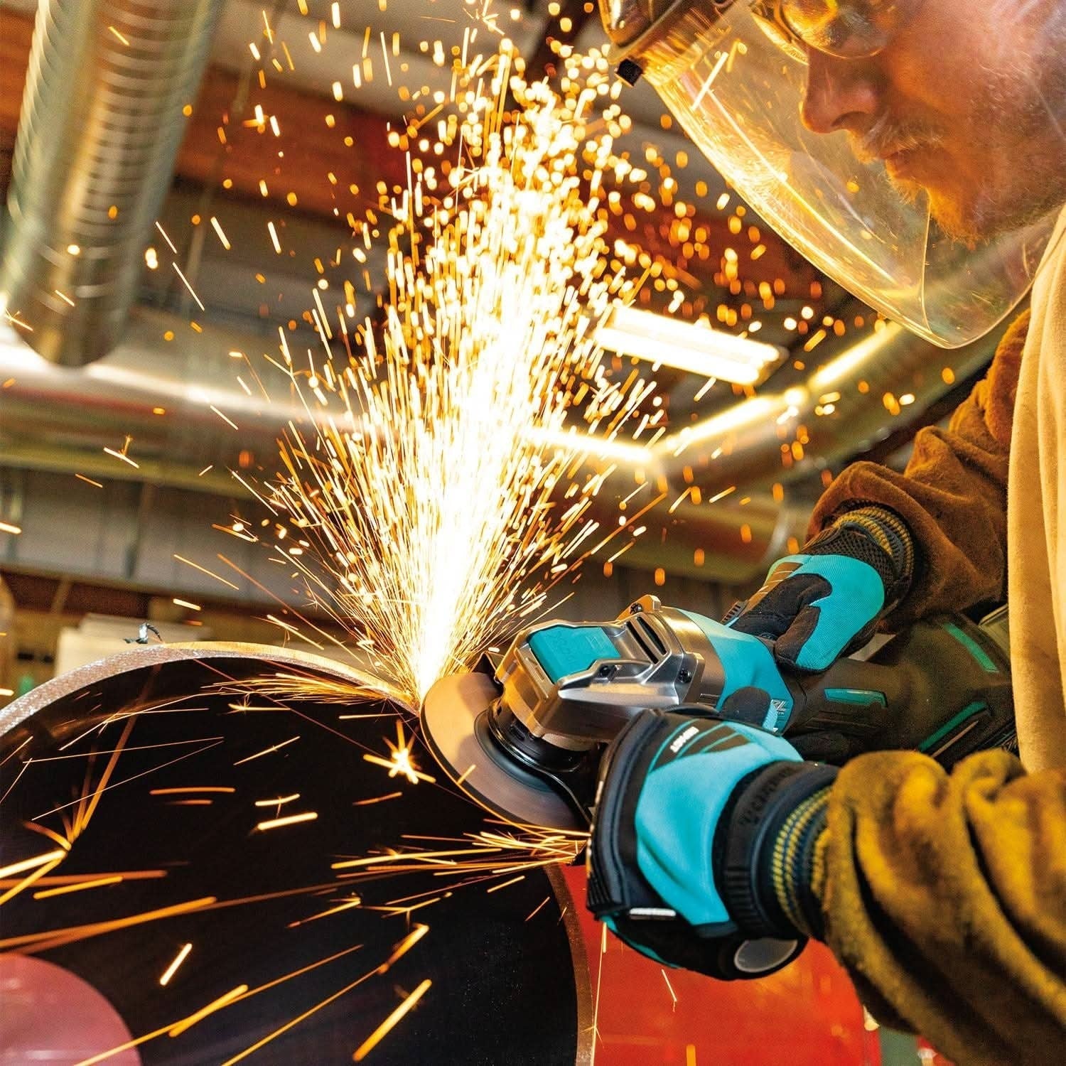 Makita GAG13Z 40V max XGT Brushless Cordless 4-1/2" / 5" X-LOCK Paddle Switch Angle Grinder, with Electric Brake, Tool Only