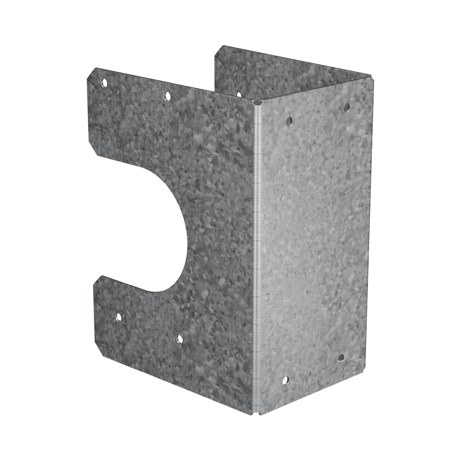 Simpson Strong-Tie SS3 SS 16-Gauge Galvanized Stud Shoe for Double 2x Stud