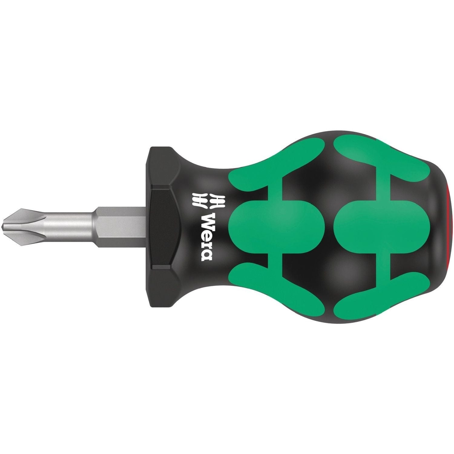 Wera 350 Ph Phillips-Head Stubby/Carburetor Screwdriver, Ph 2x25-mm.
