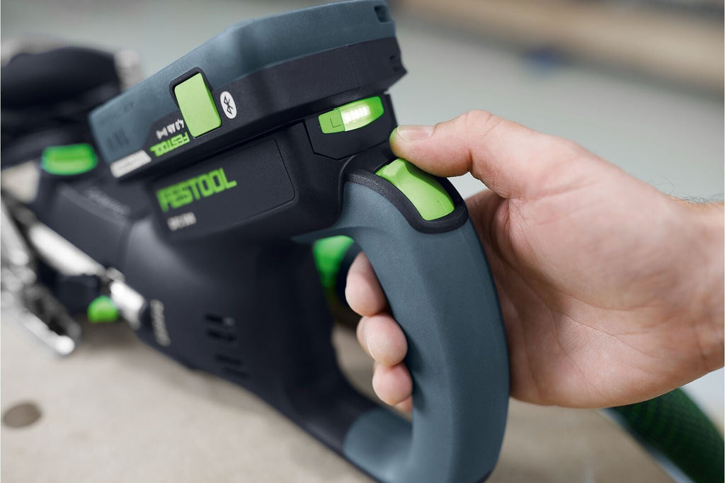 Festool Cordless 18V Domino Joiner DFC 500 E w/ 1066-Piece Tenon Assortment, Tool Only