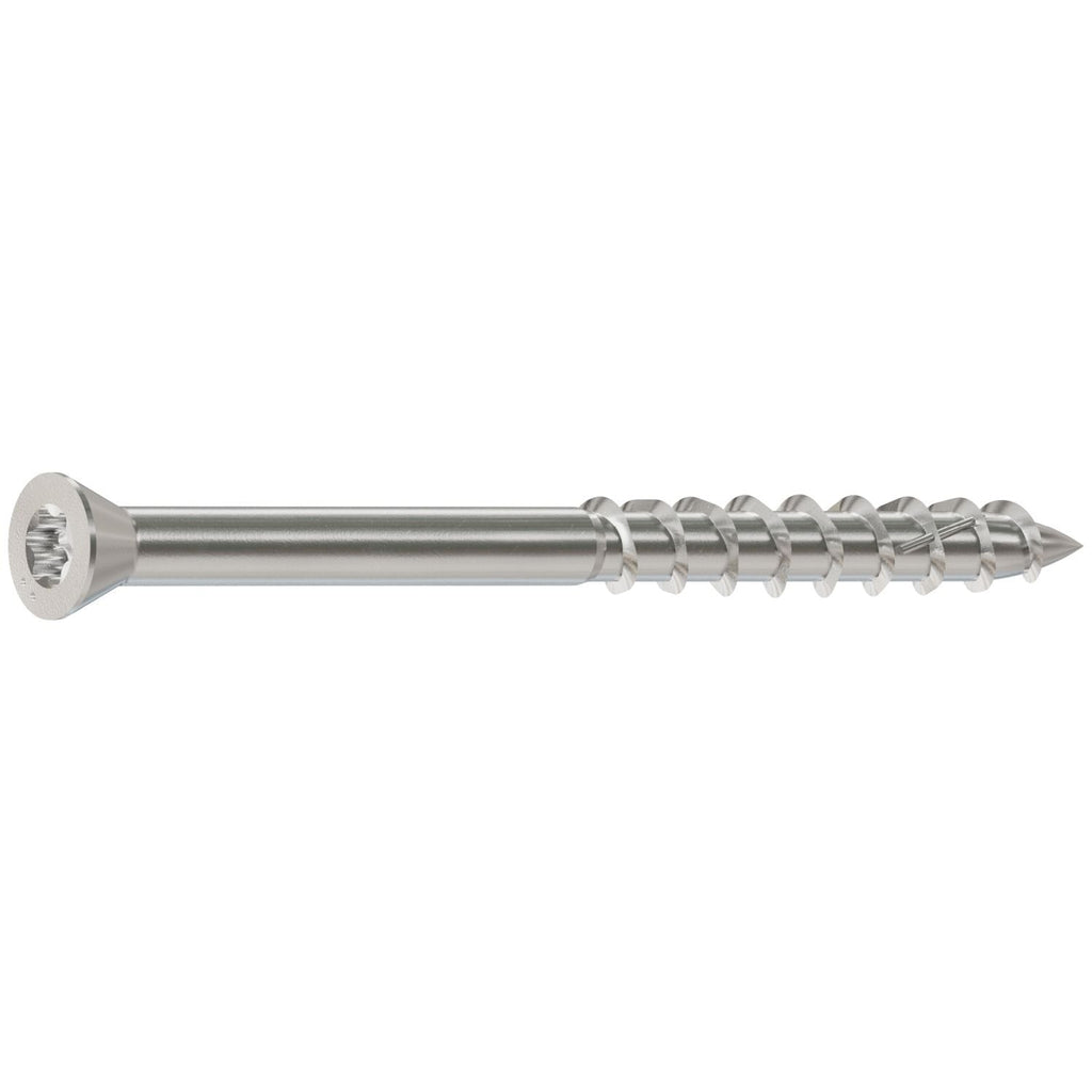 Simpson Strong-Tie S07200WP1 Deck-Drive DWP WOOD SS Screw, #7 x 2-in. T-15, Trim Head, Type 305, 1-lb.