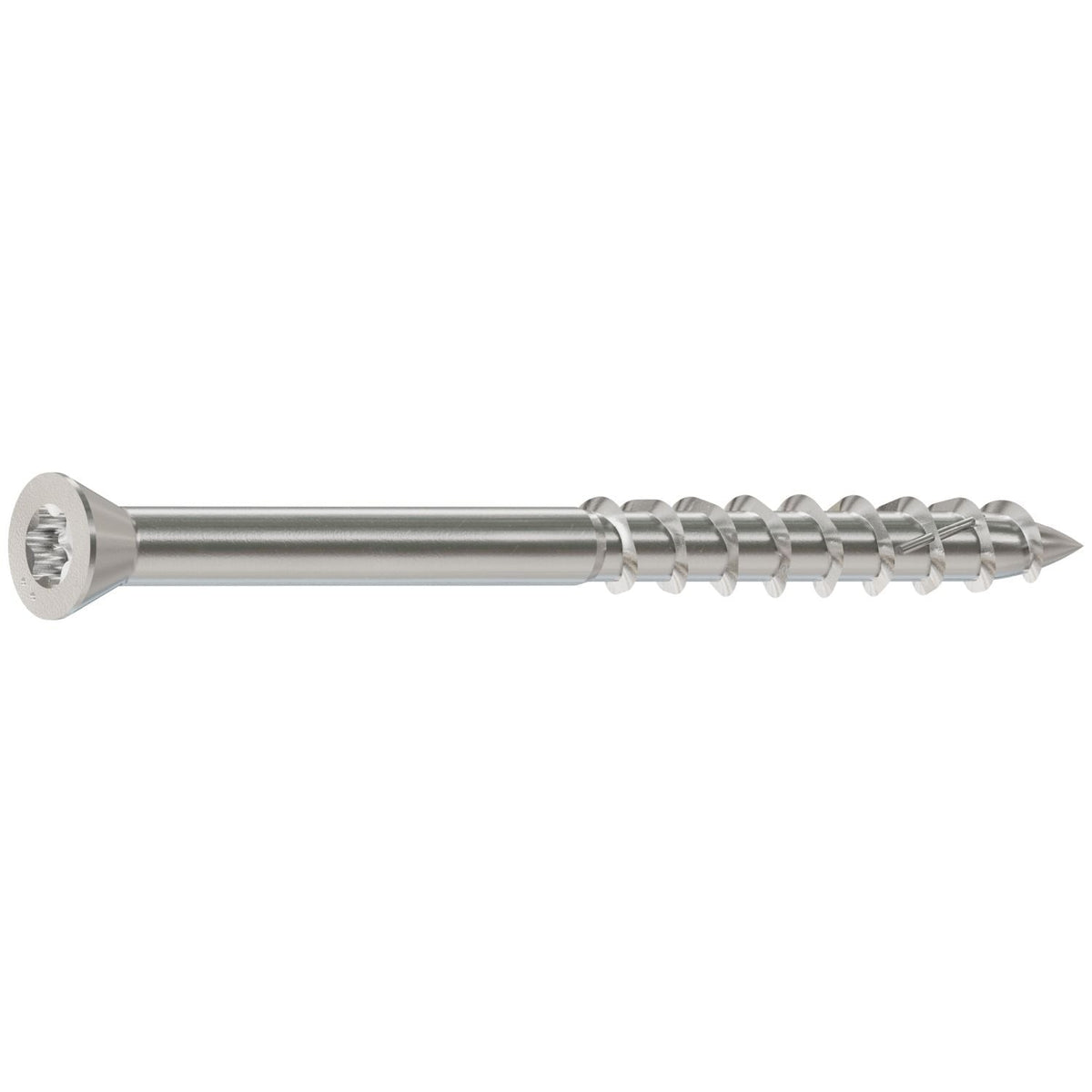 Simpson Strong-Tie S07200WP1 Deck-Drive DWP WOOD SS Screw, #7 x 2-in. T-15, Trim Head, Type 305, 1-lb.
