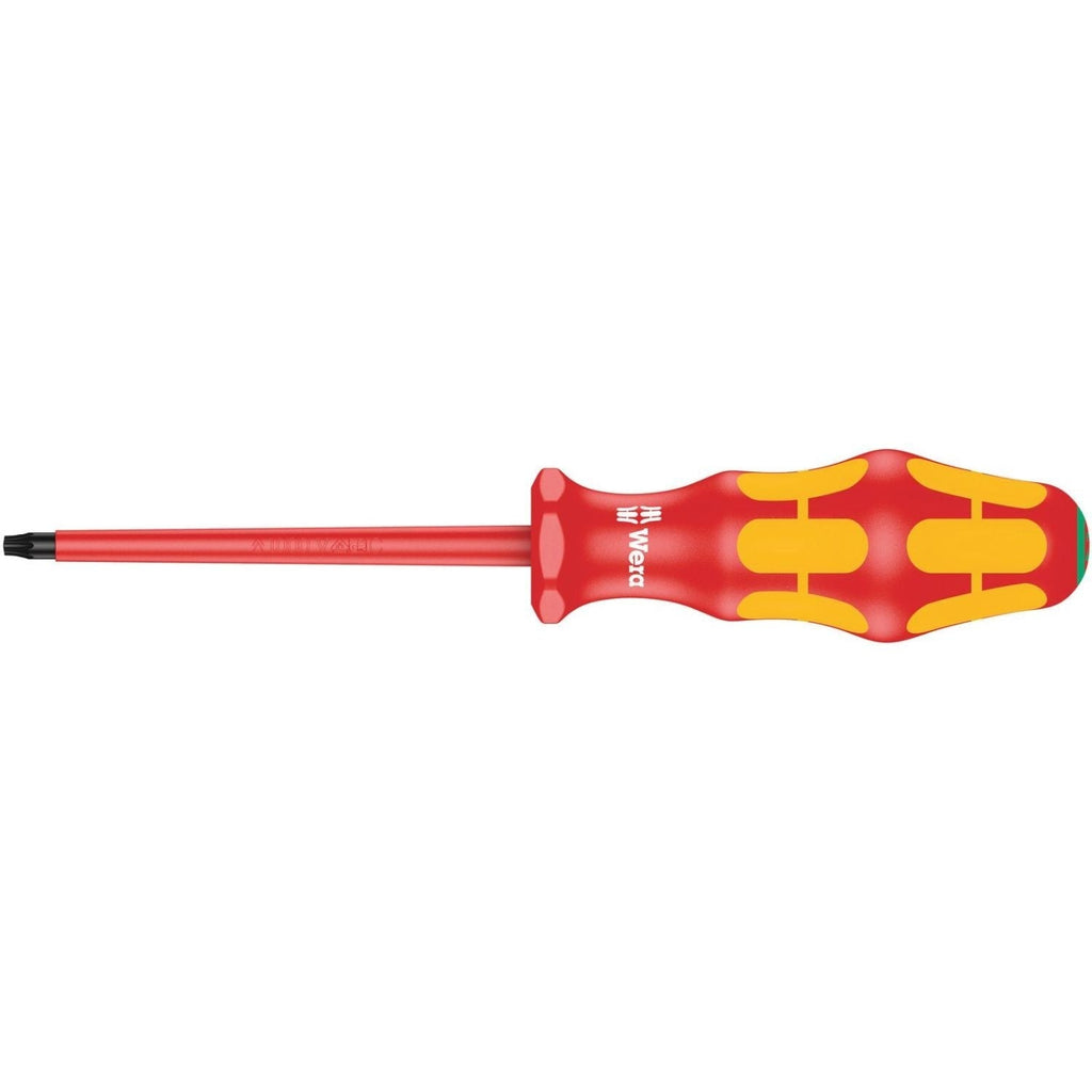 Wera 167 I VDE Insulated Screwdriver For Torx Screws, Torx 25x100-mm.