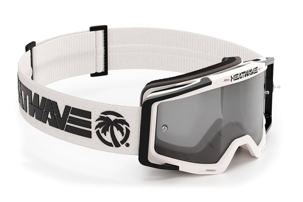 Heat Wave Billboard Icon WHITE/PHOTOCHROMIC MXG-250 Moto Goggle