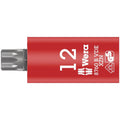 Wera 8760 B VDE Xzn Zyklop Bit Socket, Insulated, 3/8-in. Drive, For Multi-Point Socket Screws, M 12x59-mm.