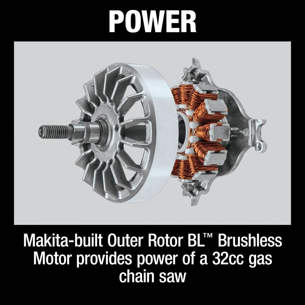 Makita XCU04CM 36V (18V X2) LXT Brushless 16" Chain Saw Kit (4.0Ah)