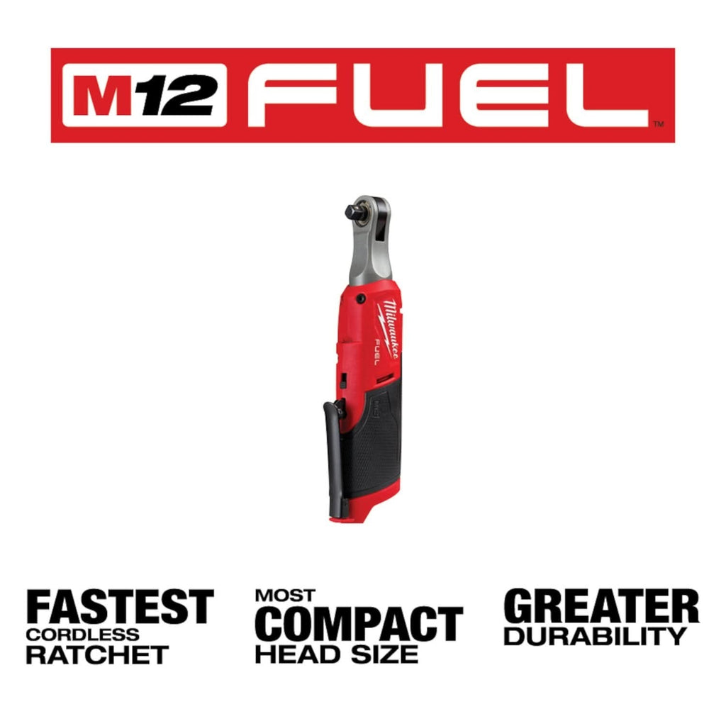 Milwaukee 3890-22 M18 FUEL Impact Wrench & M12 FUEL Ratchet 2-Tool Combo Kit