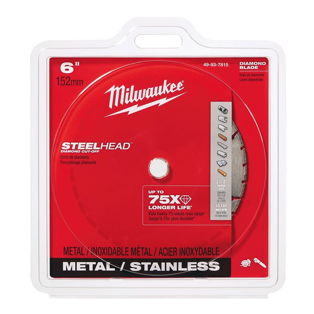 Milwaukee 49-93-7815 6" SteelHead Diamond Cut-Off