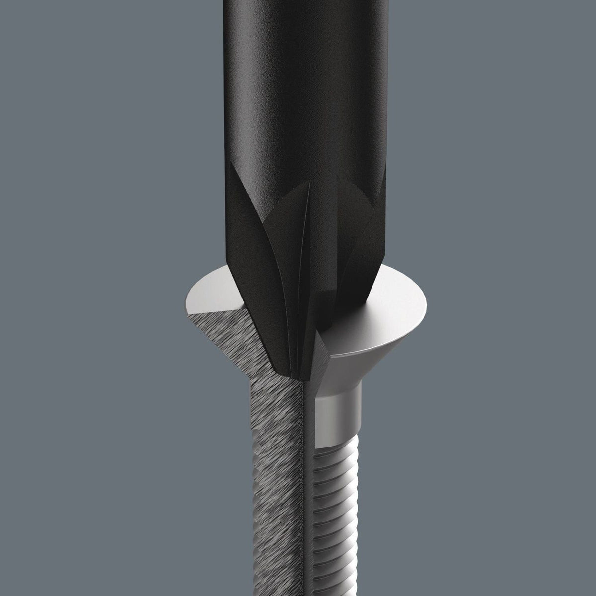 Wera 2055 Pz Screwdriver For Pozidriv Screws For Electronic Applications, Pz 1x80-mm.