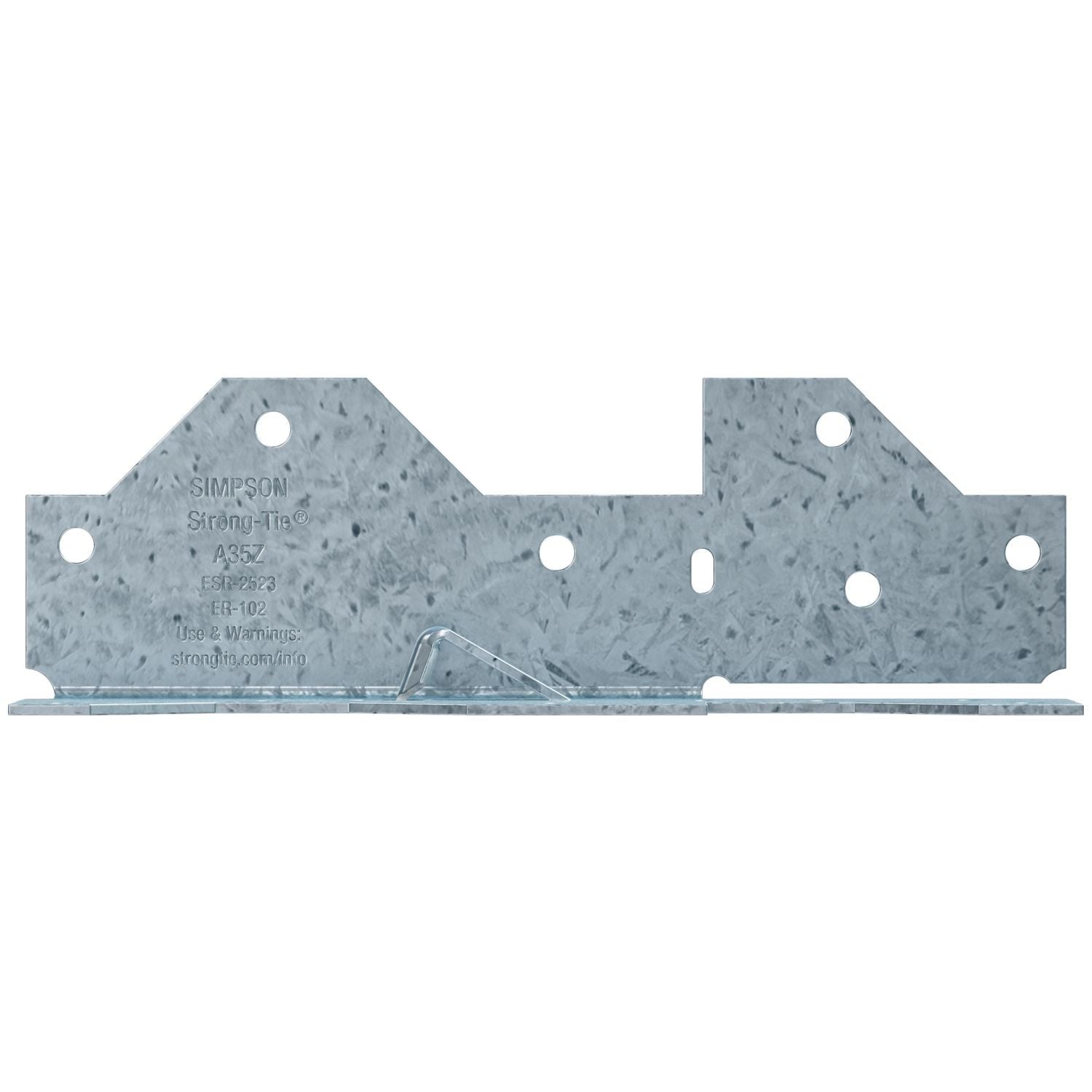 Simpson Strong-Tie 1-7/16-in. x 4-1/2-in. ZMAX Galvanized Framing Angle (A35Z)