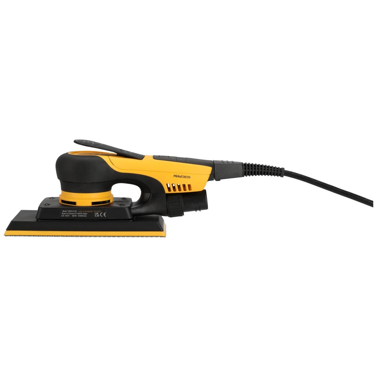 Mirka DEOS II 383X 2.75-in. x 8-in. Corded Orbital Sheet Sander for Auto Body Repair, 3.0 mm Orbit (MID3834044US)