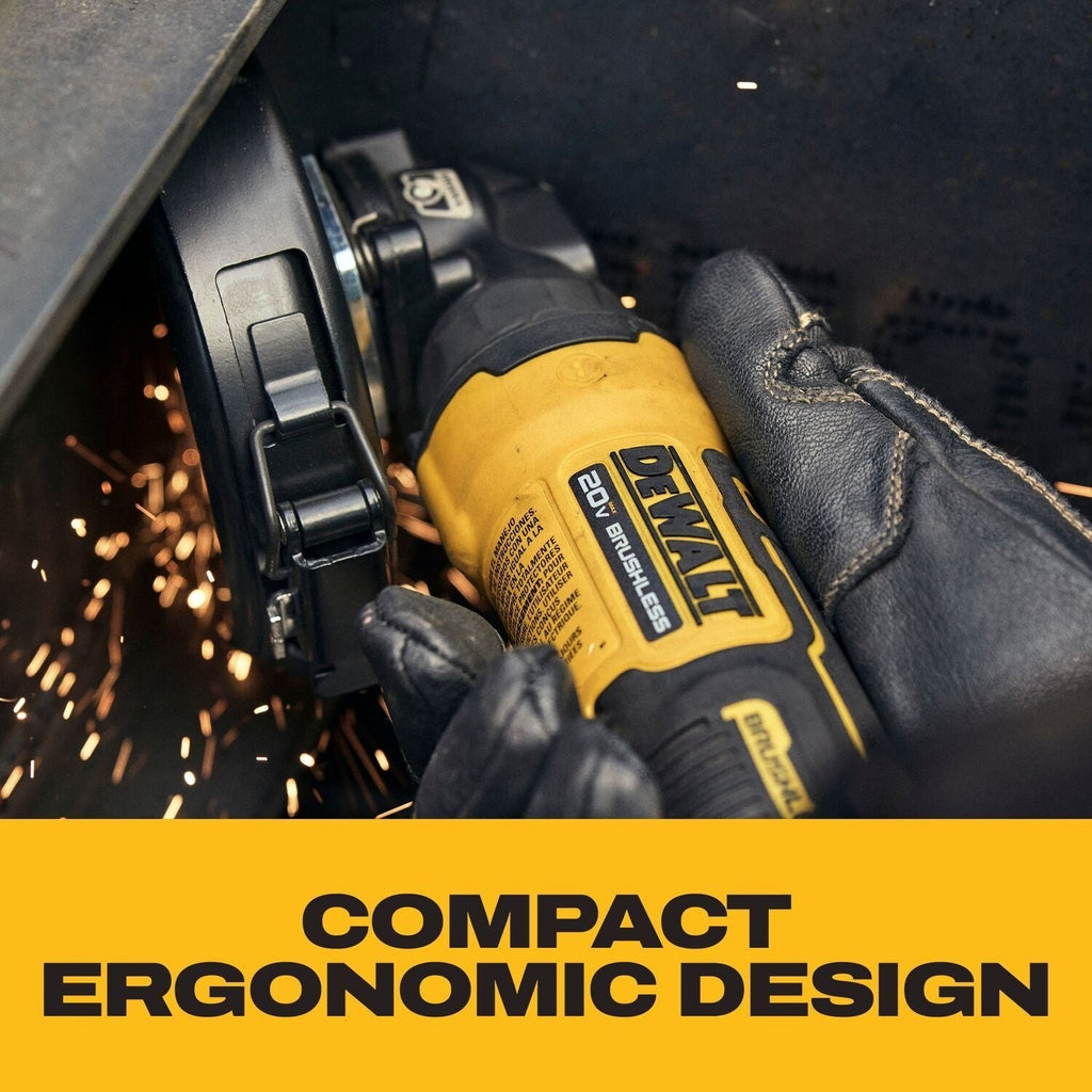 DeWALT DCG400B ATOMIC 20V MAX 4-in. Angle Grinder, Tool Only