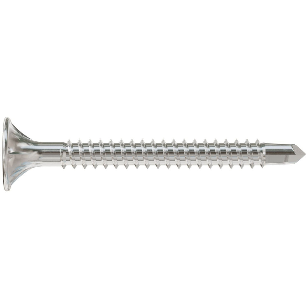 Simpson Strong-Tie F08T162WDB Self-Drilling Fiber-Cement Screw, #8 x 1-5/8-in. #2 Square Drive, Type 410, 3000-Pack