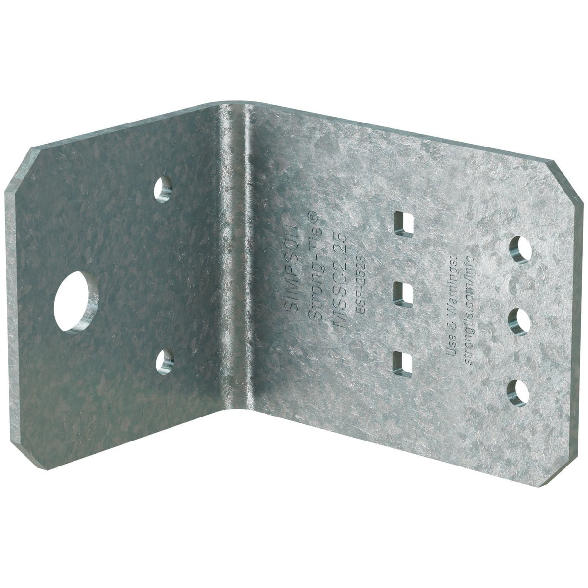 Simpson Strong-Tie MSSC2.25-R90 MSSC 2-1/4-in. 12-Gauge Galvanized Steel-Stud Clip, 90-Pack