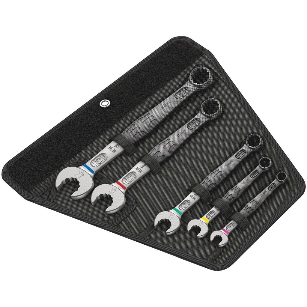 Wera 6003 Joker 5 Set 1 Combination Wrench Set, 5-Pieces