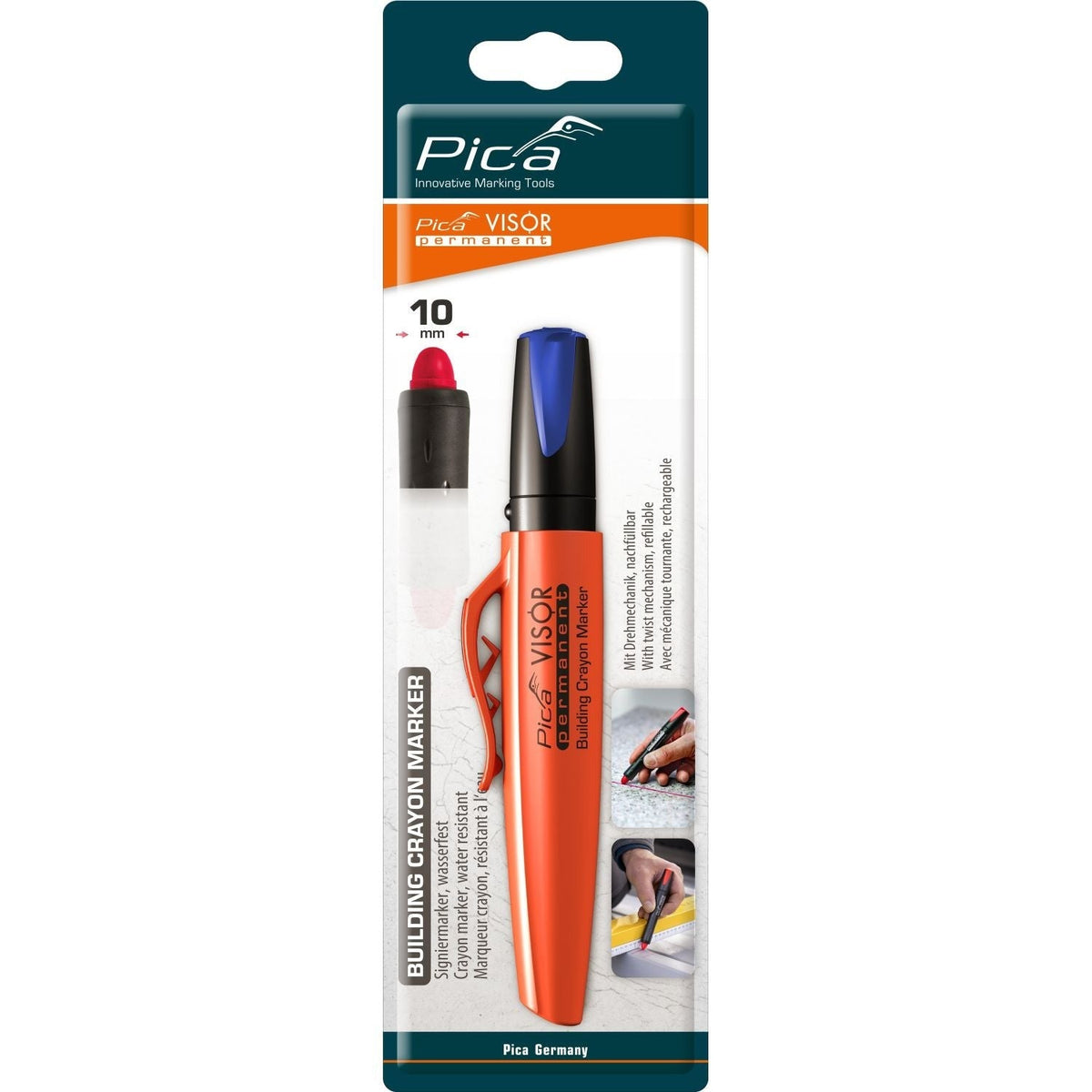 Pica 990/41/SB Visor Permanent Marker, 1-Pack