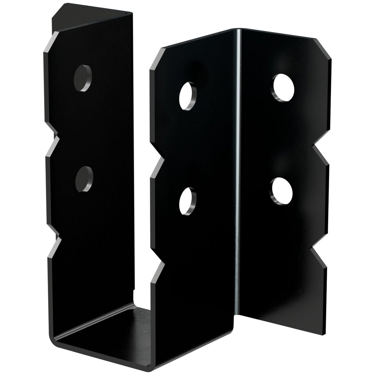 Simpson Strong-Tie OU410 OU Black Powder-Coated Ornamental Joist Hanger for 4x10