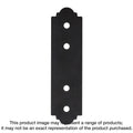 Simpson Strong-Tie APST412 Outdoor Accents Mission Collection ZMAX, Black Powder-Coated Strap for 4x