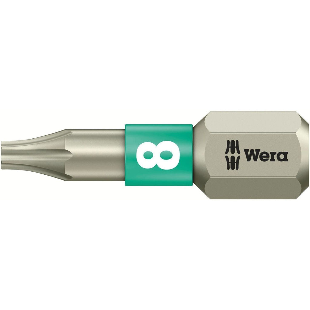 Wera 3867/1 Ts Torx Bit, Stainless, Torx 8x25-mm.