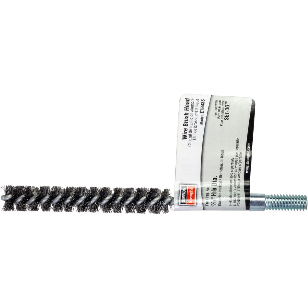 Simpson Strong-Tie ETB43S ETBS 7/16-in. Wire Hole-Cleaning Brush Head