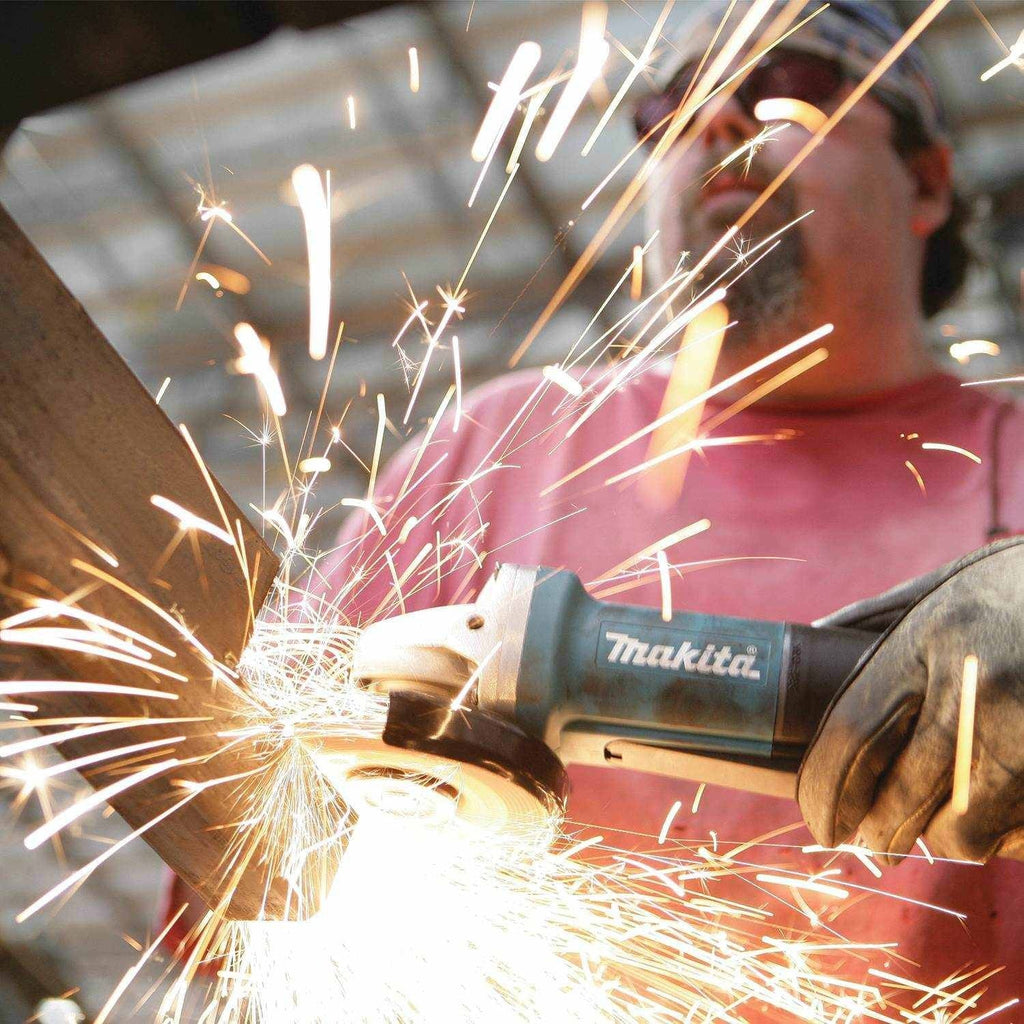 Makita 9557PB Corded 4-1/2" Paddle Switch Angle Grinder, with AC/DC Switch
