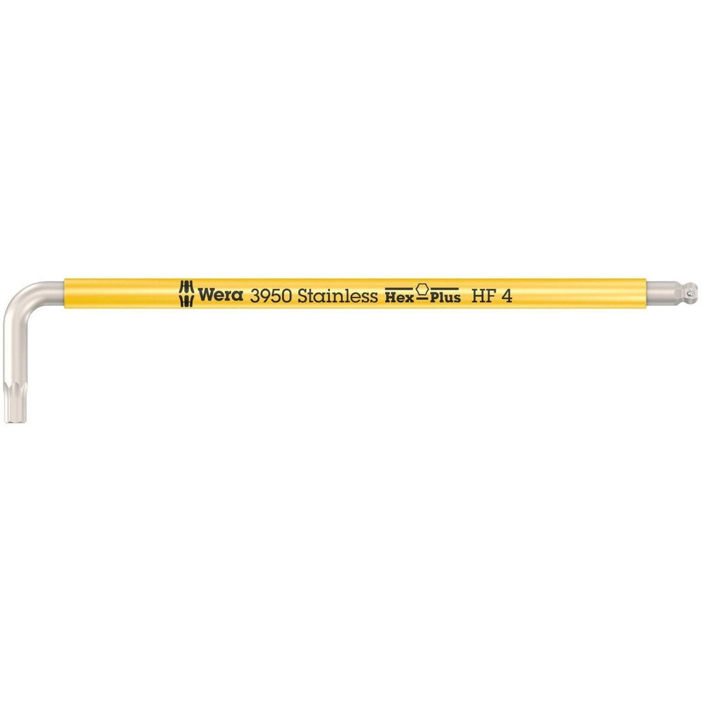 Wera 3950 Spkl Multicolour Hf L-Key, Metric, Stainless Steel, With Holding Function, 4x137-mm.