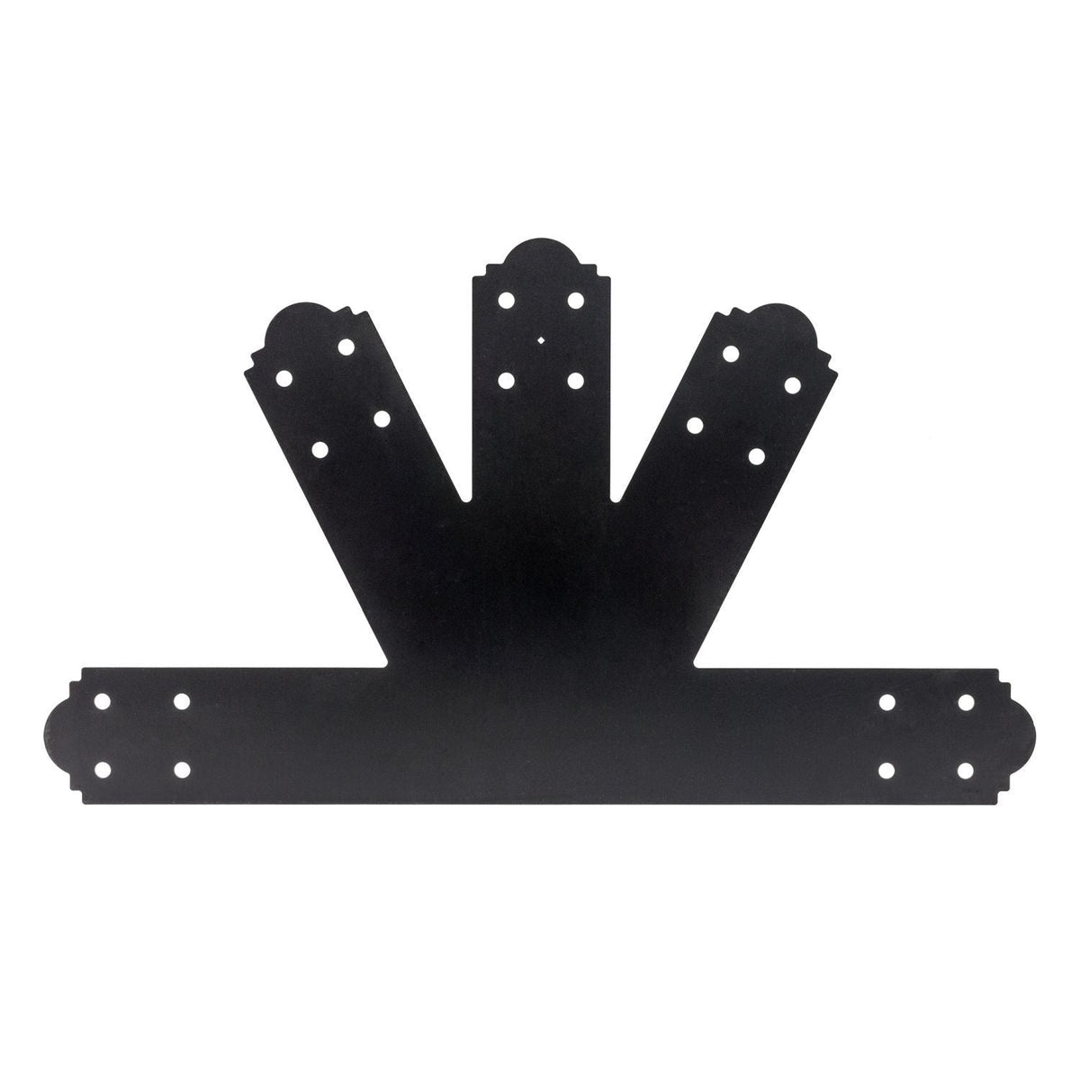 Simpson Strong-Tie APGP612 Outdoor Accents Mission Collection 6:12 Pitch ZMAX, Black Powder-Coated Gable Plate