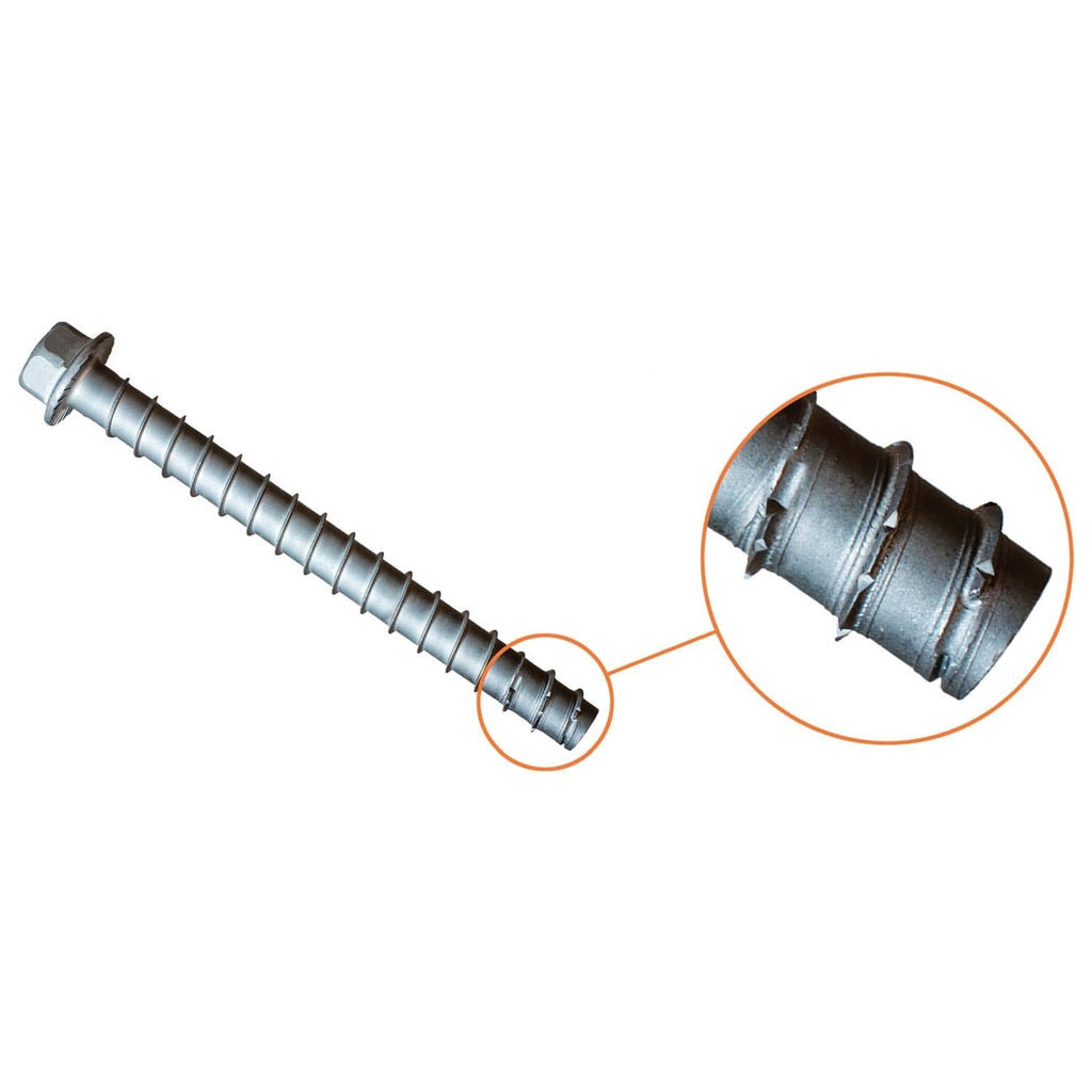 Simpson Strong-Tie THDB62500H6SSF1 Titen HD 5/8-in. x 5-in. Type 316 Stainless-Steel Heavy-Duty Screw Anchor