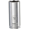 DEWALT 16 mm 3/8-in. Drive 6-Point Deep Impact Socket, Metric (DWMT88825OSP)