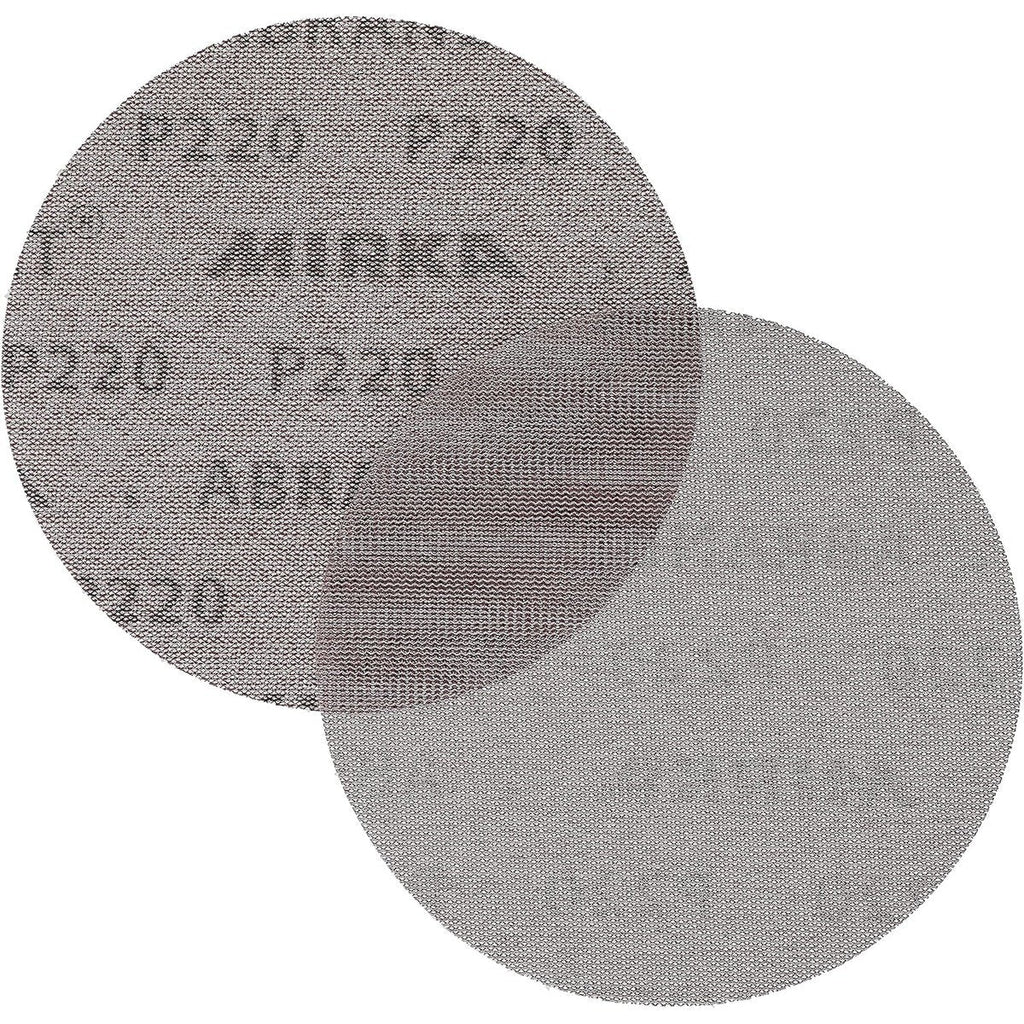Mirka Abranet 6-in. P220 Hook and Loop Sanding Discs 10-Pack for Dust-Free Sanding (9A-241-220RP)